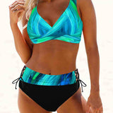 Eva - Pestré Farebné Bikini