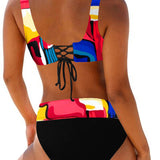 Eva - Pestré Farebné Bikini