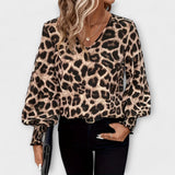 Susana | Elegantná blúzka s leopardím vzorom