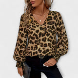 Susana | Elegantná blúzka s leopardím vzorom