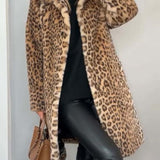 Lysa | Elegantný Leopardí Kabát