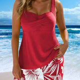 Ilze - Plavky Tankini S Vzorom
