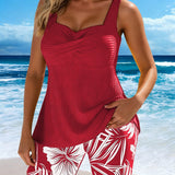 Ilze - Plavky Tankini S Vzorom