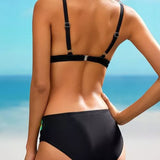 Splitbikiny s farebným prechodom