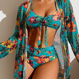 Glenda - Bikini s Kvetinovou Sukňou