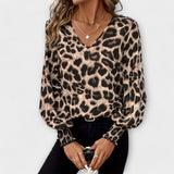 Susana | Elegantná blúzka s leopardím vzorom