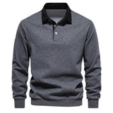 Emil™ | Elegantné pánske polo tričko s dlhým rukávom