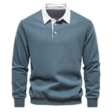 Emil™ | Elegantné pánske polo tričko s dlhým rukávom