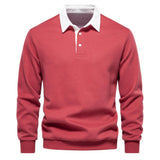 Emil™ | Elegantné pánske polo tričko s dlhým rukávom