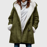 Jae | Teplý Suede Fleece Jesenný Kabát