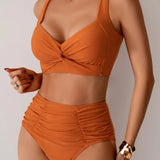 Laluna® | Letný bikiny set s vysokým pásom