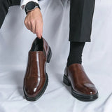 Liam™ - Elegantné vegánske kožené topánky