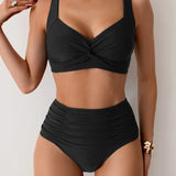 Laluna® | Letný bikiny set s vysokým pásom