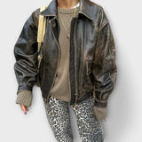 Carina | Vintage džínsy s leopardím vzorom