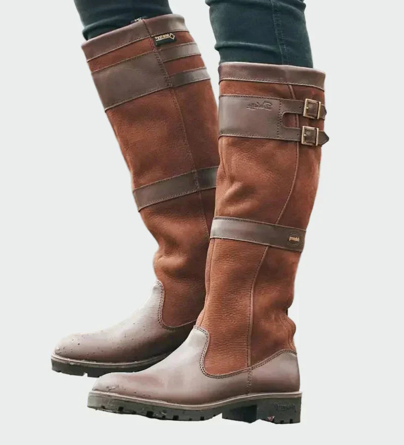 Aria – retro kožené čižmy pre každodenný štýl