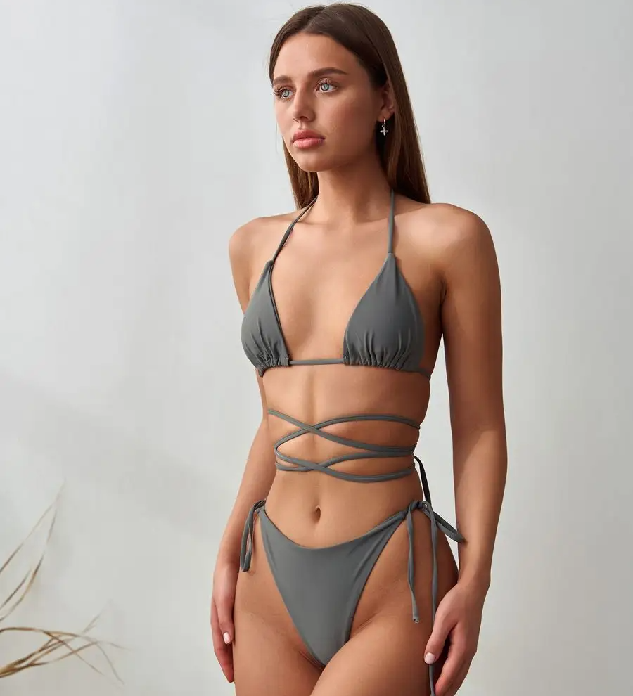 Azura | Plavky s trojuholníkovými šnúrkami