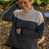 Fleur | Prémiový sveter s vysokým golierom z luxusného materiálu
