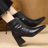 Rosalie™ | Elegantné čižmy s stredne vysokým podpätkom