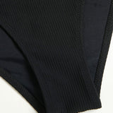 Čierny Crossback bez vypchávok Surf One-Piece