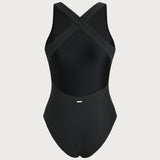 Čierny Crossback bez vypchávok Surf One-Piece