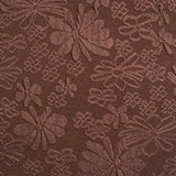Kávové Jacquard plážové šortky s bočným viazaním